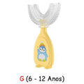 PenguimB™ - Escova Infantil KD03 LojasStonks Amarelo G 