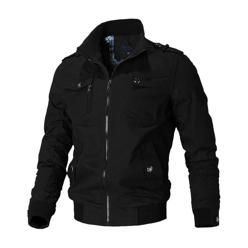 Parquedist Jacket - Jaqueta Corta Vento Militar 0 LojasStonks Preto PP - mjaquetas masculinas estilosas, jaquetas masculinas de marca, jaquetas masculinas importadas, jaquetas masculinas mais vendidas, jaquetas masculinas forradas, jaquetas masculinas inverno