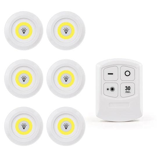 Luminária Led Smart + Controle Grátis - LigthOn CC30 LojasStonks 6 LED + Controle Grátis 