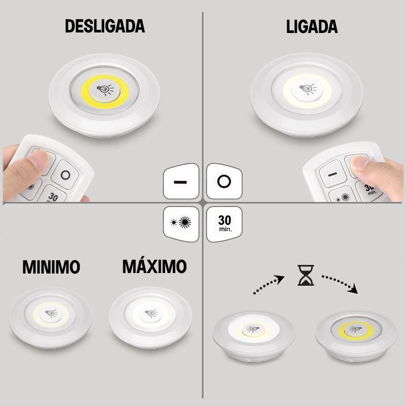 Luminária Led Smart + Controle Grátis - LigthOn