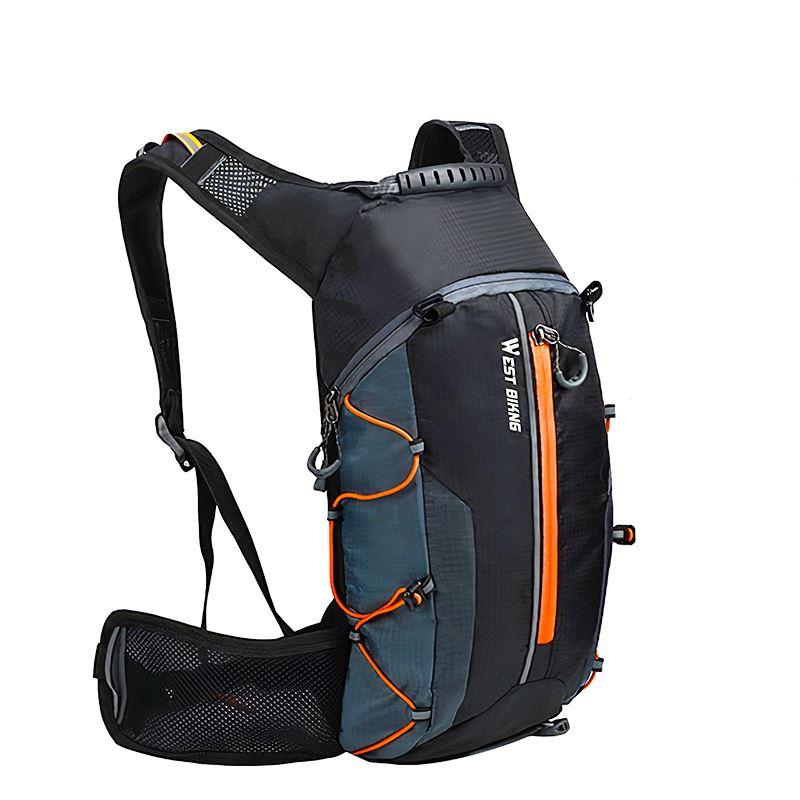 Mochila de Viagem á Prova D'agua - West Biking LojasStonks Laranja - Mochila de trilha, mochila para bike, mochila de bike, mochila esportiva