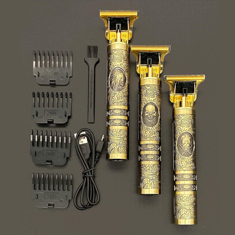 Máquina de Cabelo e Barbear Gold Dragon + Ebook Grátis