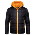 Modern Men - Jaqueta de Inverno Polo MD23 LojasStonks Preto/Laranja PP 