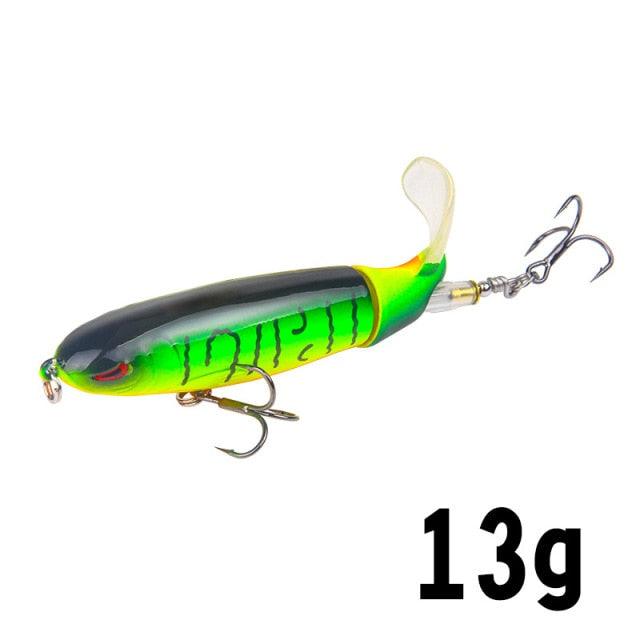 Isca de Pesca com Cauda Rotativa - 10cm/14cm LojasStonks H isca artificial tucunare, isca artificial robalo, isca artificial marine sports, isca artificial grande