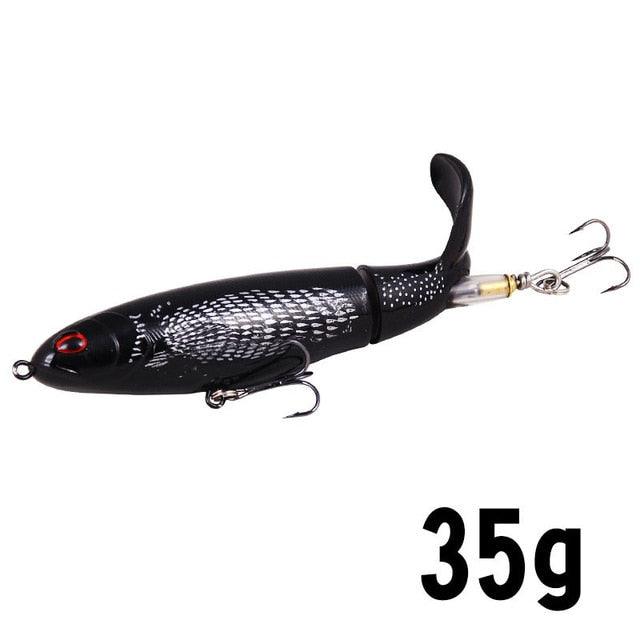 Isca de Pesca com Cauda Rotativa - 10cm/14cm LojasStonks S isca artificial tucunare, isca artificial robalo, isca artificial marine sports, isca artificial grande