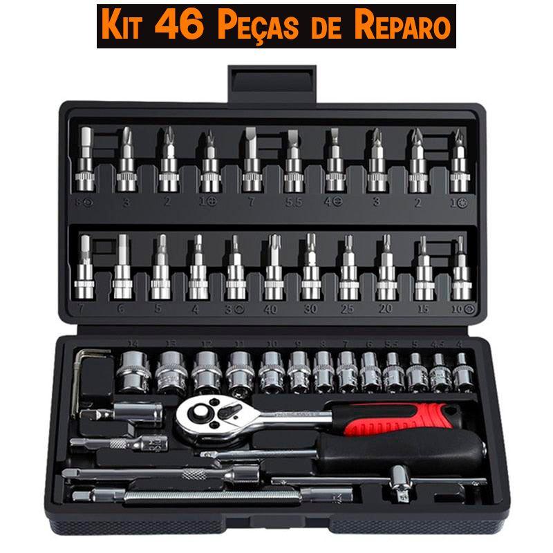 Maleta de Ferramentas ProFix - YOLANDO CC41 LojasStonks Kit Inicial 46pc 