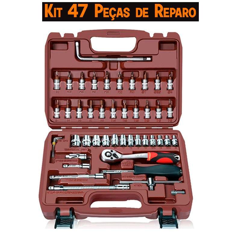 Maleta de Ferramentas ProFix - YOLANDO CC41 LojasStonks Kit Intermediario 47pc 